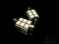 6411, 6418, 36mm.  Error Free. Canbus. 6 SMD L.E.D Festoon Bulb.