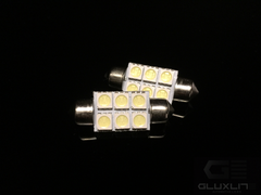 36mm 6411 6418 C5W 5050 LED Bulbs w/ Built-in Load Resistors