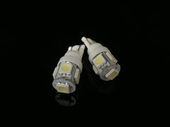 T10, T15, 168, 2825, 194, 921. 5 SMD LED Bulbs. Bright White.