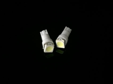 T5, 37, 74, 73, 79. 5050 SMD L.E.D Bulb Wedge. Dashboard Gauge Bulb.