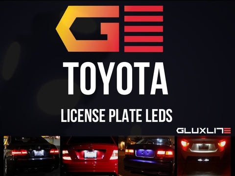 Toyota Camry | FJ | 4runner | Prius | Avalon | Tundra | Tacoma  License Plate LED