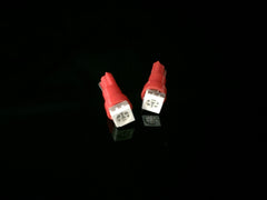 T5, 37, 74, 73, 79. 5050 SMD RED L.E.D Bulb. Dashboard | Gauge Bulb.